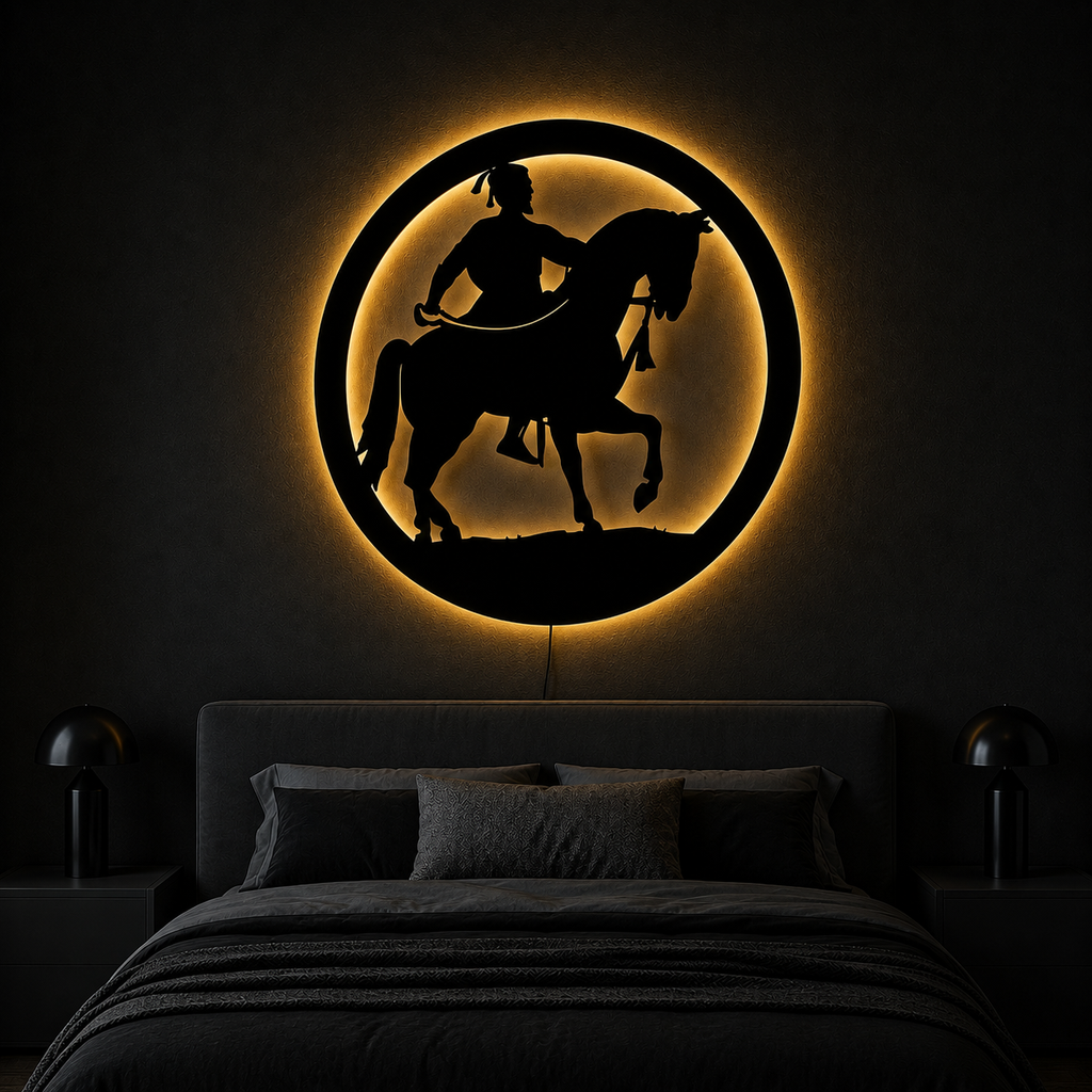 Chhatrapati Shivaji Maharaj Wall Art(Royal Warrior Design)