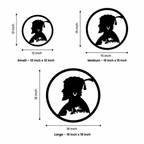Chhatrapati Shivaji Maharaj Wall Art(Portrait Design)