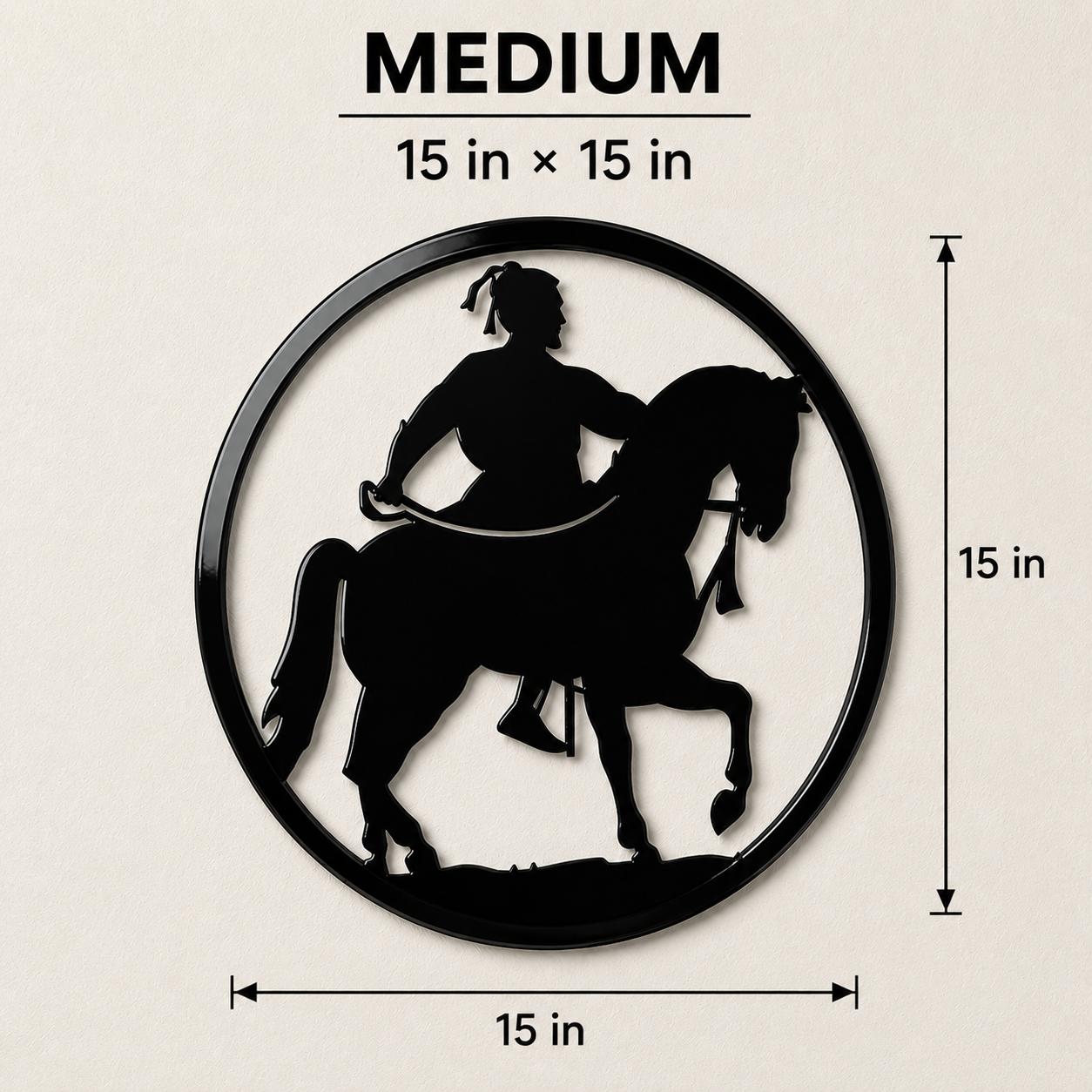 Chhatrapati Shivaji Maharaj Wall Art(Royal Warrior Design)
