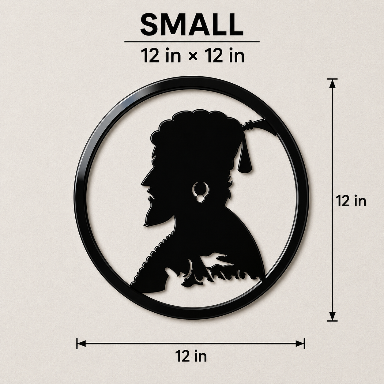 Chhatrapati Shivaji Maharaj Wall Art(Portrait Design)