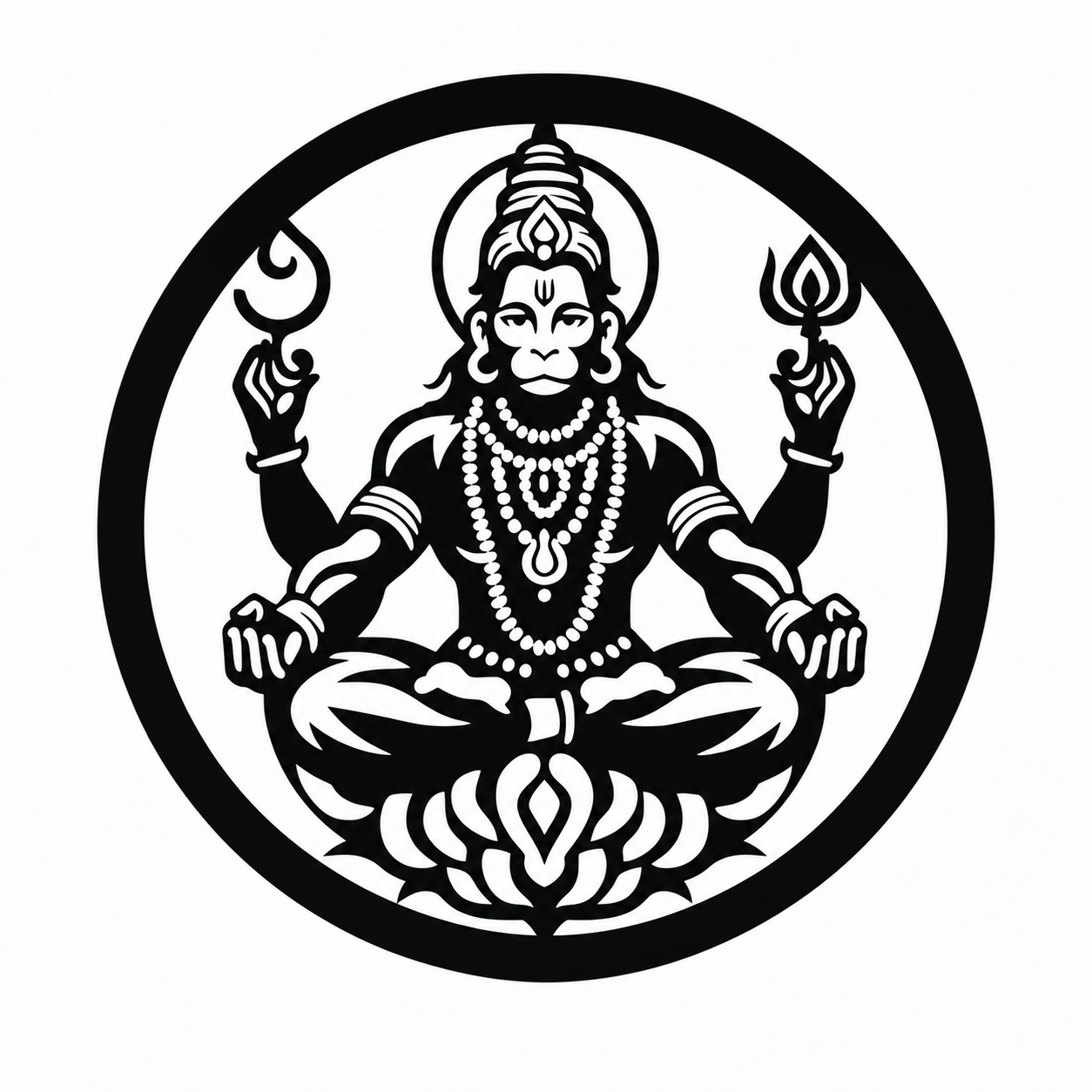Hanuman Ji Wall Art
