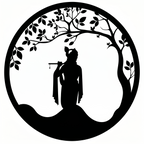 Lord Krishna Ji Wall Art (Murlidhar Pose)