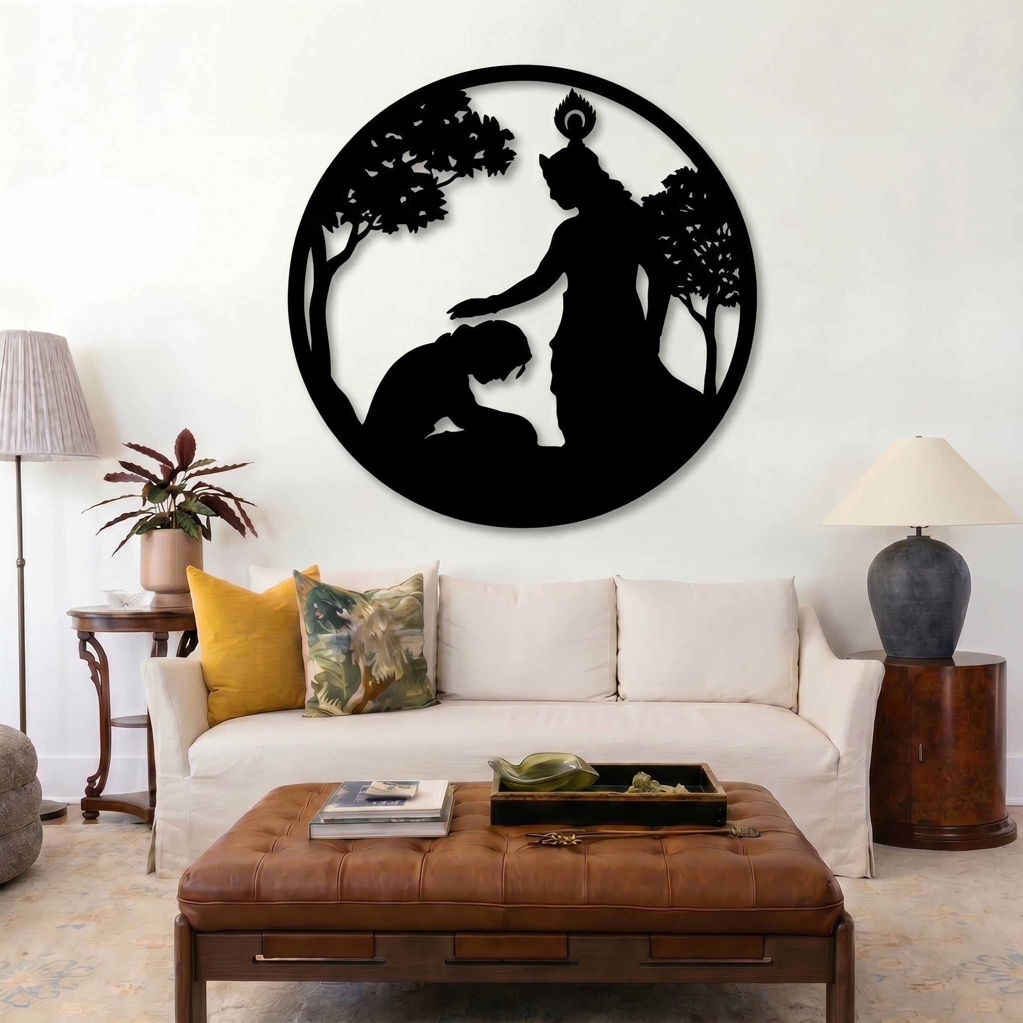 Lord Krishna Ji Wall Art (Blessing Pose)