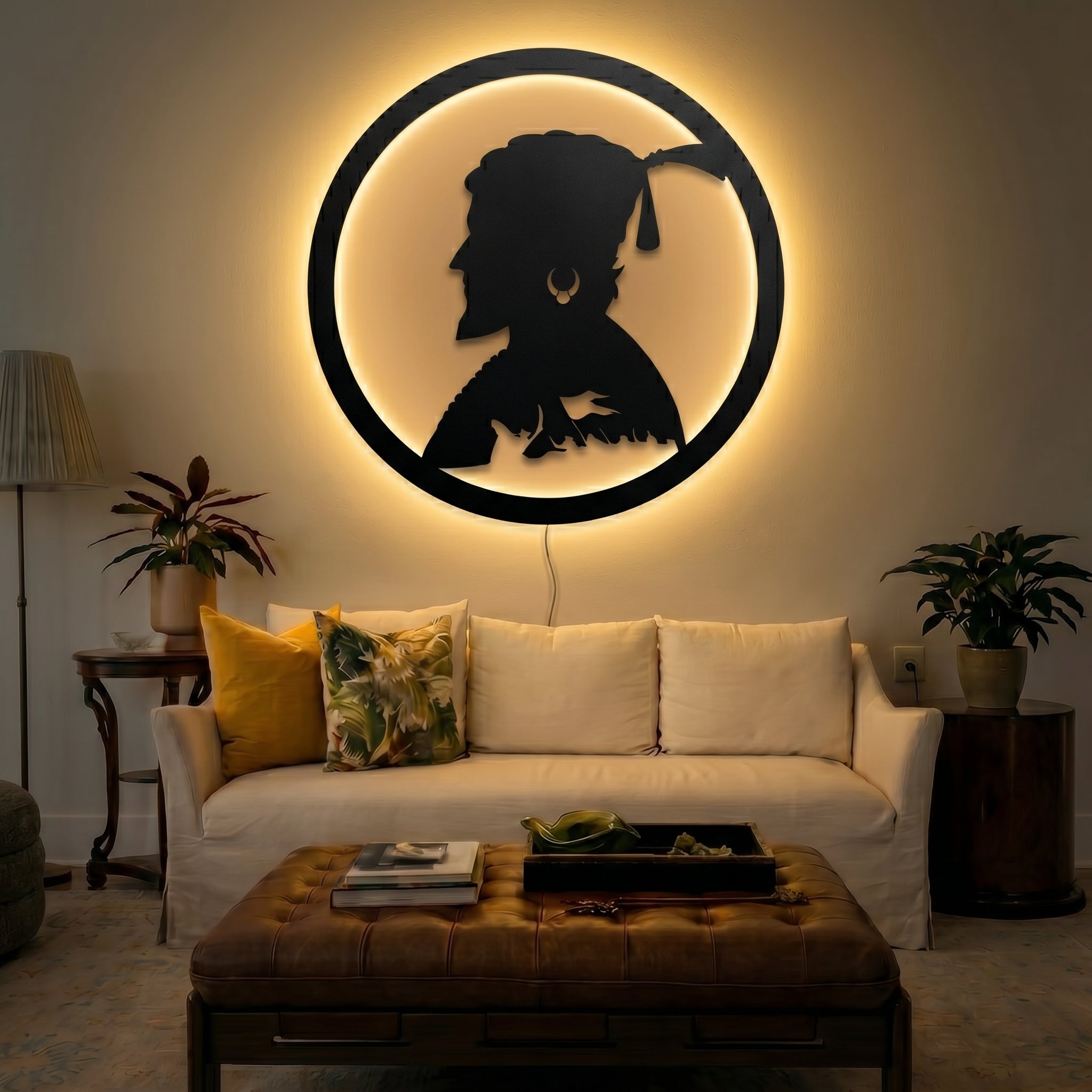 Chhatrapati Shivaji Maharaj Wall Art(Portrait Design)