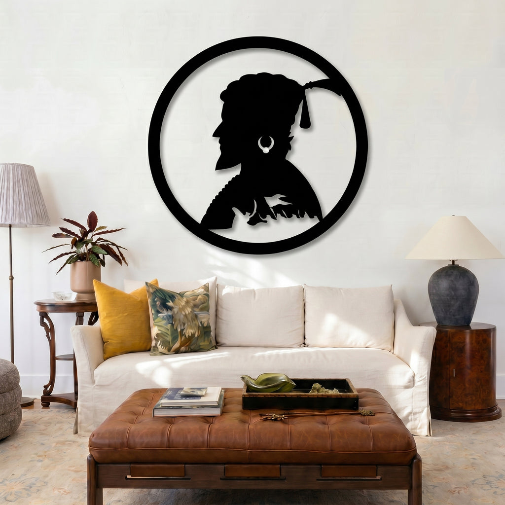 Chhatrapati Shivaji Maharaj Wall Art(Portrait Design)