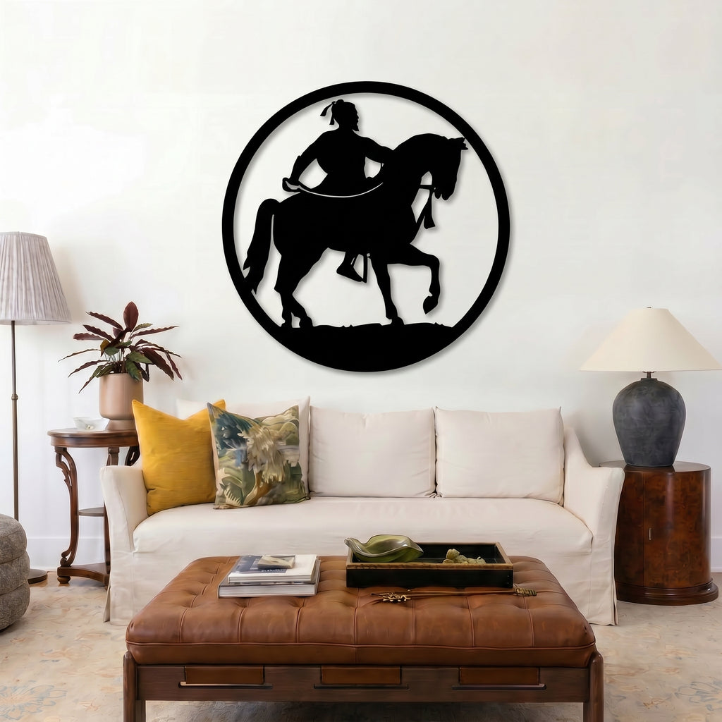 Chhatrapati Shivaji Maharaj Wall Art(Royal Warrior Design)