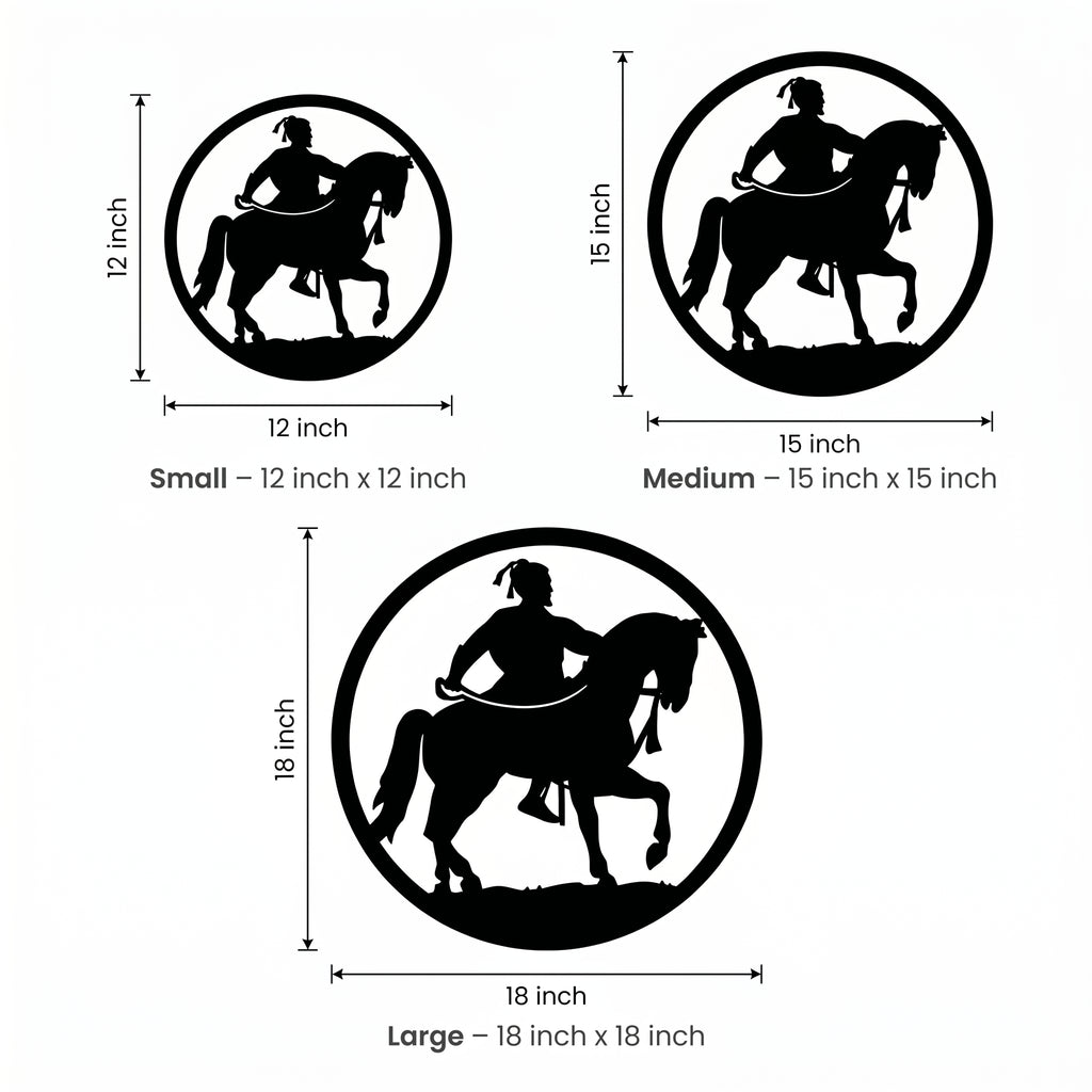 Chhatrapati Shivaji Maharaj Wall Art(Royal Warrior Design)