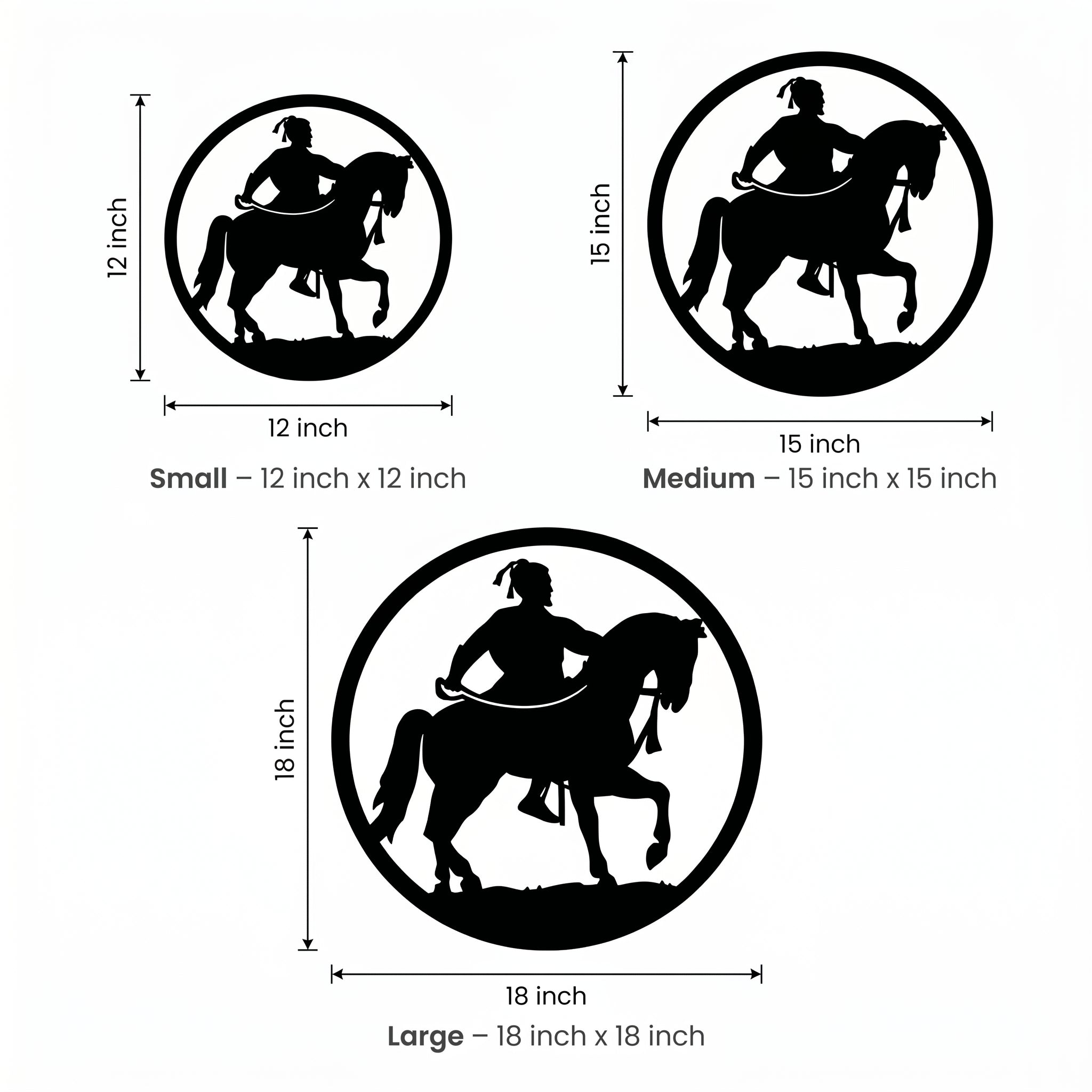 Chhatrapati Shivaji Maharaj Wall Art(Royal Warrior Design)
